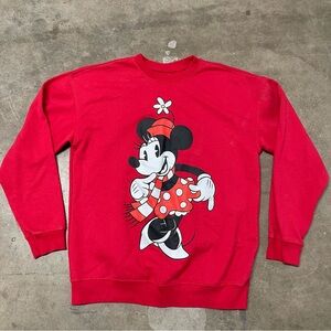 Disney Red Minnie Mouse Men's Sweater